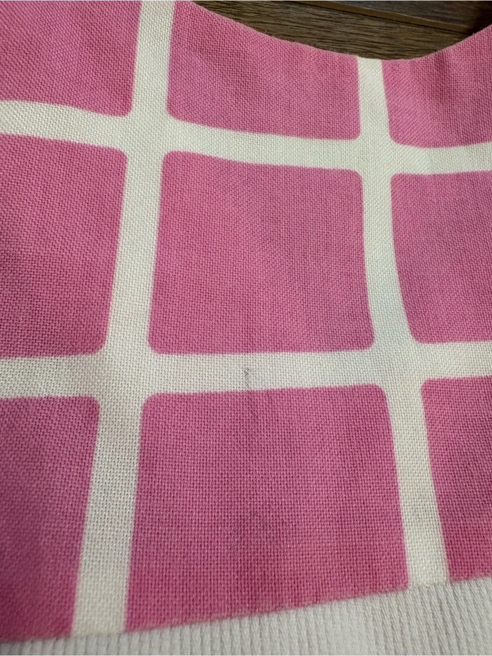 Kelly’s Kids Girls Pink Windowpane Check Ruffle Romper Size 2